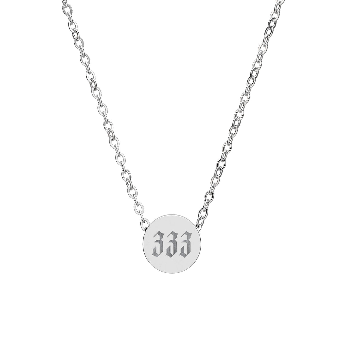 Mini Circle Necklace (Engraving) - personalized