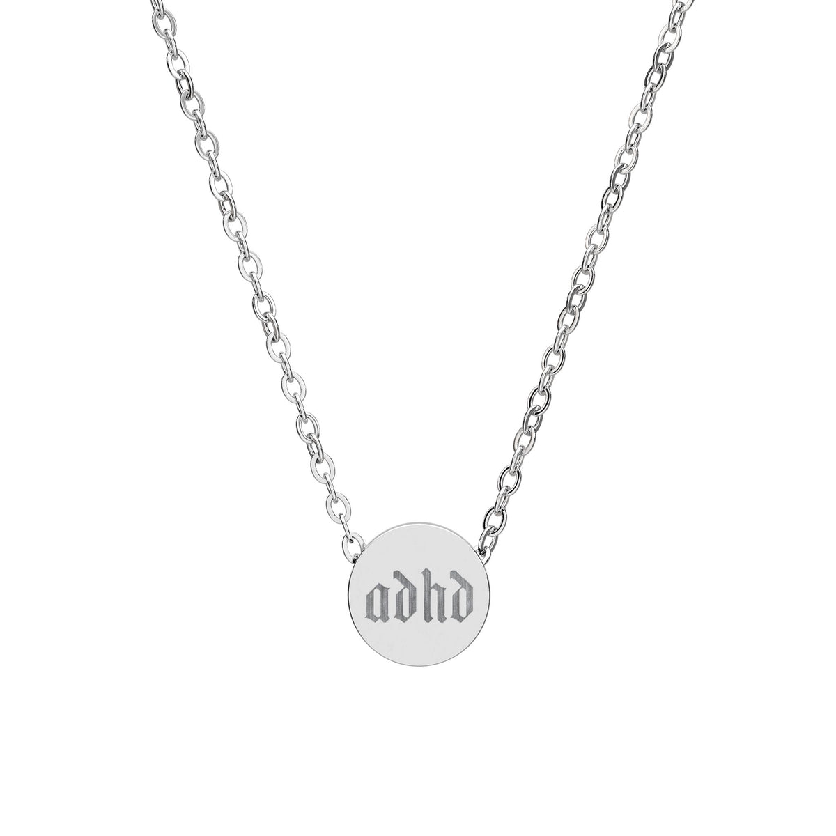 ADHD Mini Circle Necklace (+personalize it!)