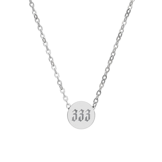 Mini Circle Necklace (Engraving) - personalized