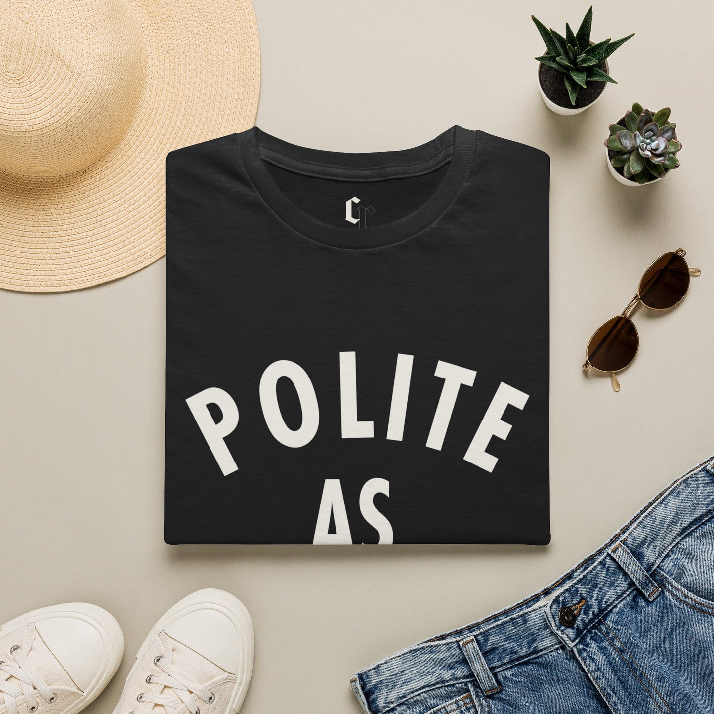 H.S.T Polite as Fu*K - Unisex Softstyle T-Shirt