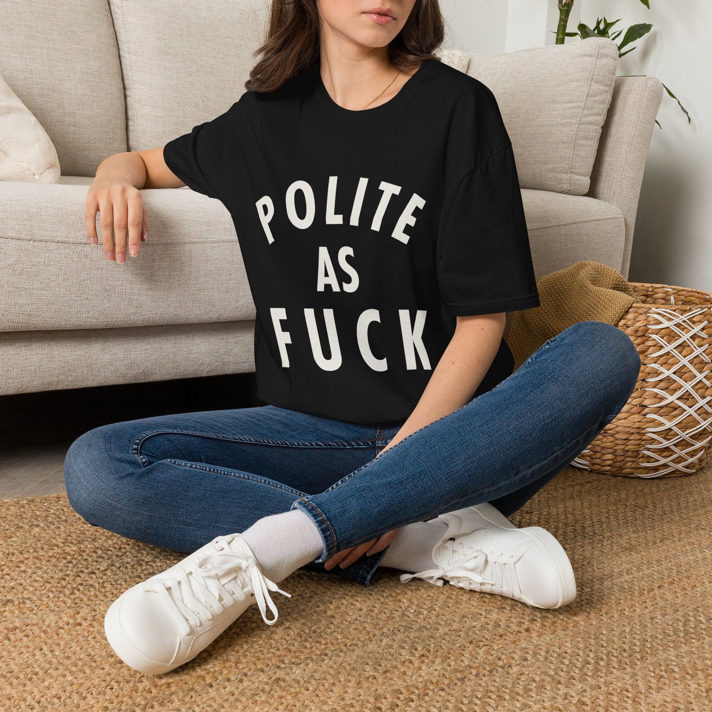 H.S.T Polite as Fu*K - Unisex Softstyle T-Shirt