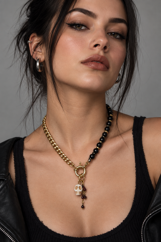 Bleeding Skelly Necklace